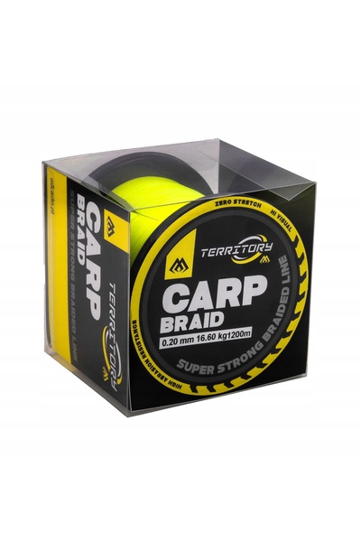 NO BRAND Fir de pescuit la crap Mikado Territory Carp 0.18mm 1200m Galben flu...