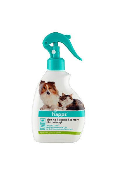 Happs LICHID DE ELIMINARE PURICII ȘI ȚÂNȚĂRI PENTRU ANIMALE DE COMPANIE 200ML...