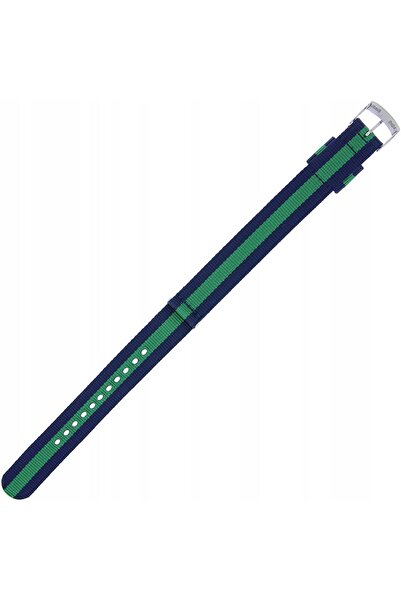 NO BRAND Curea de ceas - Morellato A01X4737A74870Cr18 Albastru, Verde 18mm
