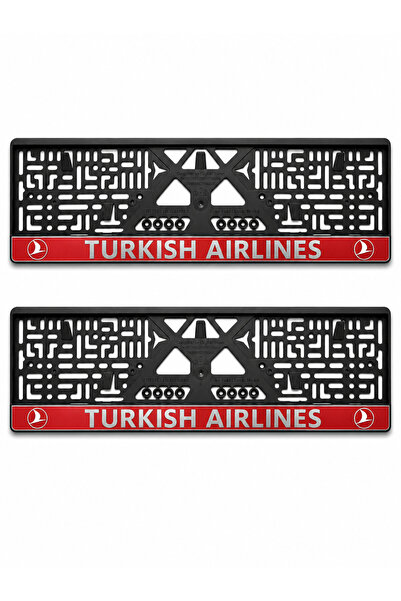 OTO SÜSLEN İSTANBUL Premium Turkısh Aırlınes Temalı Esnek ABS Araç Plakalığı ...
