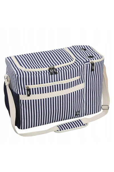 NO BRAND Geantă termică de picnic Cilio 45 X 20 X 30 cm 23 L Alb Albastru