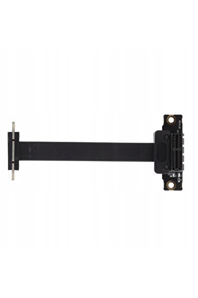 NO BRAND PCIe PCI Express 1x la 1x 10cm 2x mufă cotită cablu riser cotit band...