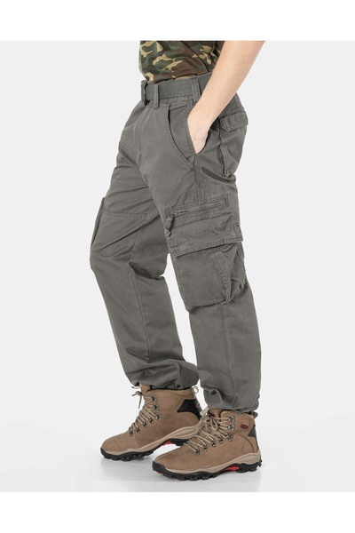 NO BRAND Pantaloni bărbați tip cargo, militari, de drumeție, cu 9 buzunare! Q...
