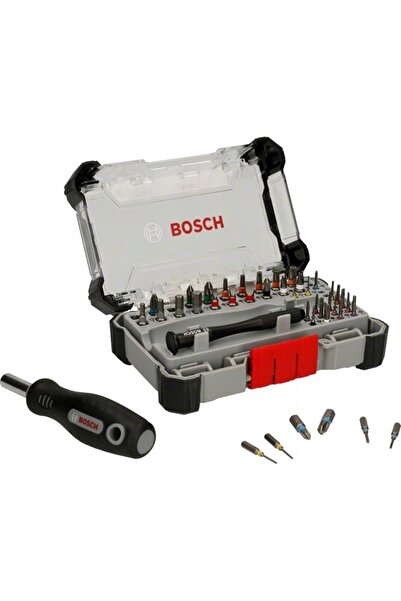 NO BRAND Bosch - Set de 42 de biți și biți de precizie cu două șurubelnițe
