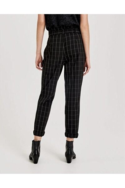 NO BRAND Pantaloni din material în carouri Opus 34