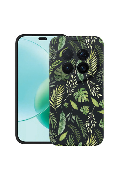 bestcase ®   Θήκη TPU Υπέρλεπτη Husa για Honor Magic8 Pro, Πράσινα φύλλα, 315...