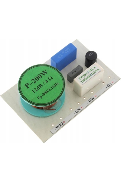 NO BRAND 200 W 8 Ohm Filtru crossover pentru difuzoare pe 3 căi Polska