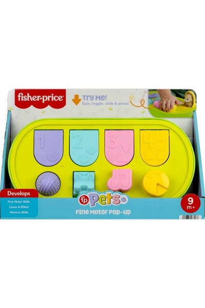 NO BRAND Mattel Fisher Price Jucărie Pop-Up pentru Abilități Motorii Fine Jdl66