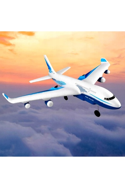 NO BRAND AVION DE PASAGERI DIN STYROPOR, TELEGHIDAT (RC), DE DIMENSIUNI MARI ...