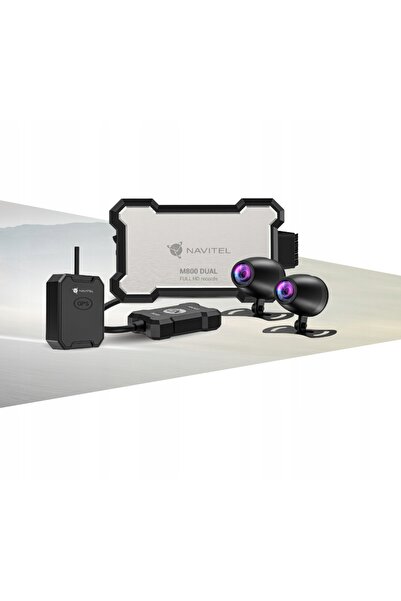 NO BRAND Cameră video pentru motocicletă Navitel M800 Dual GPS Wifi
