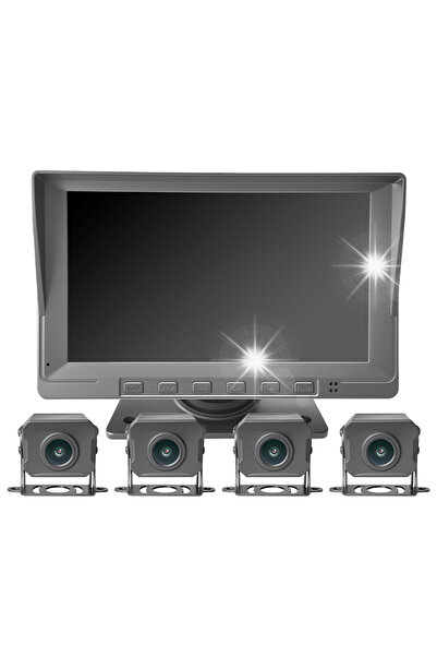 NO BRAND Set cameră de marșarier, monitor HD, unghi larg 170 °   4X Cameră cu...