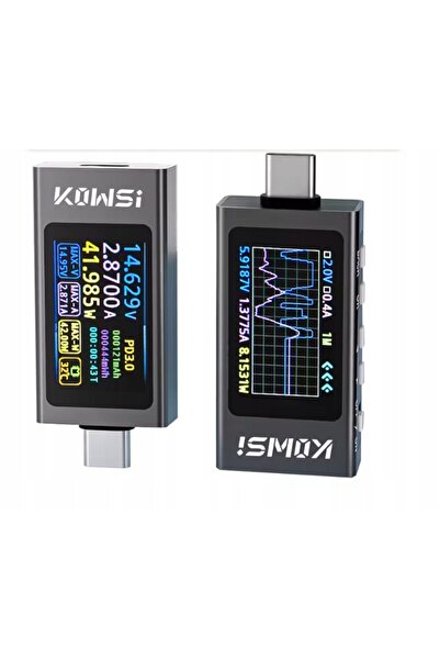 NO BRAND Tester de alimentare USB-C Kws-X1 4V-30V 12A, Contor de tensiune și ...