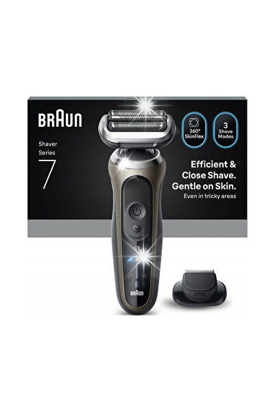 Braunability Braun Seria 7 72-C1200S, Aparat de ras fără fir, Auriu