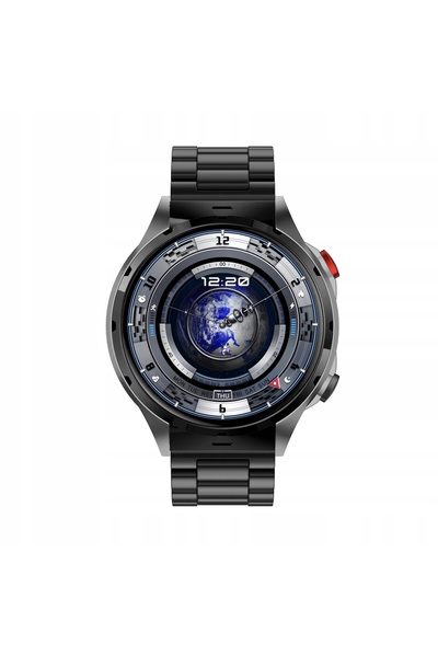 NO BRAND Smartwatch Wenom Explorer Negru GPS Meniu în limba poloneză Rezisten...