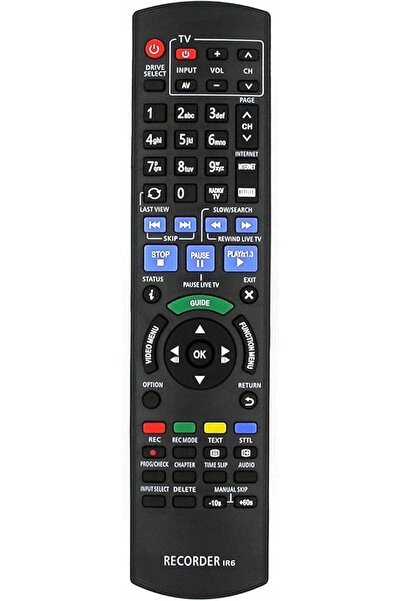 NO BRAND Telecomandă pentru înregistratorul Blu-ray Panasonic N2Qayb001113 Dm...