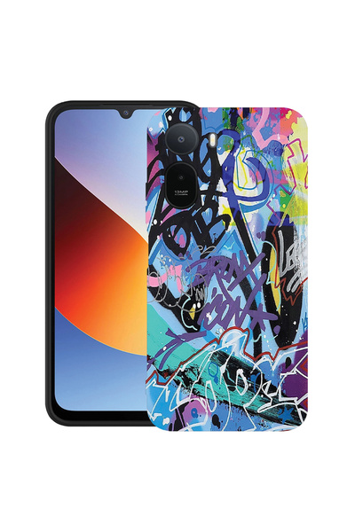 bestcase ®   Husă TPU Ultra Subțire pentru Xiaomi Redmi A7 Pro, Graffiti, 314...