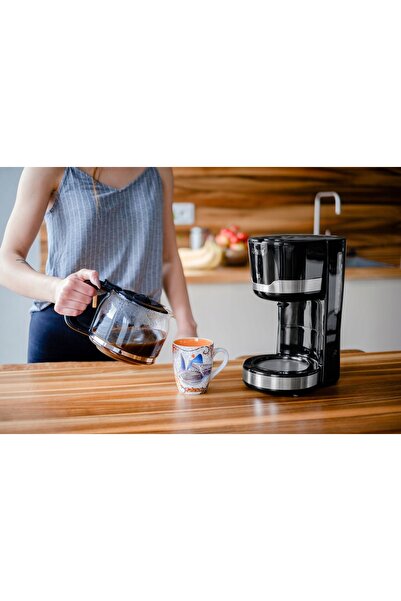 NO BRAND Aparat de cafea espresso Teesa 100, din sticlă, 1.5L, 1000W, cu func...