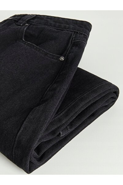 NO BRAND Pantaloni clasici negri din bumbac, croială dreaptă, lungi, mărimea 36