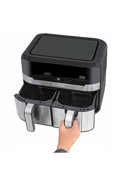 NO BRAND Freedom Fryer XXL 2400W Friteuză cu aer cald 9L Cameră dublă Fără ul...