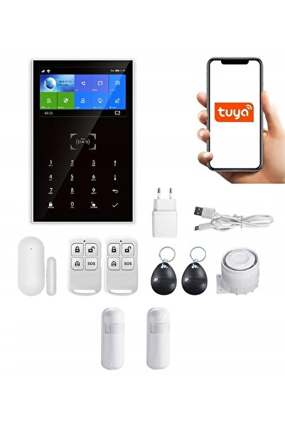 OnShoping Alarmă wireless LCD 4.3' GSM WiFi Tuya Smart în Polonia + 2XPIR