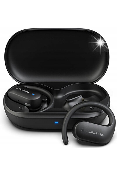 JLAB Jbuds Open Sport 2 Căști wireless pentru sport și alergare, Negru
