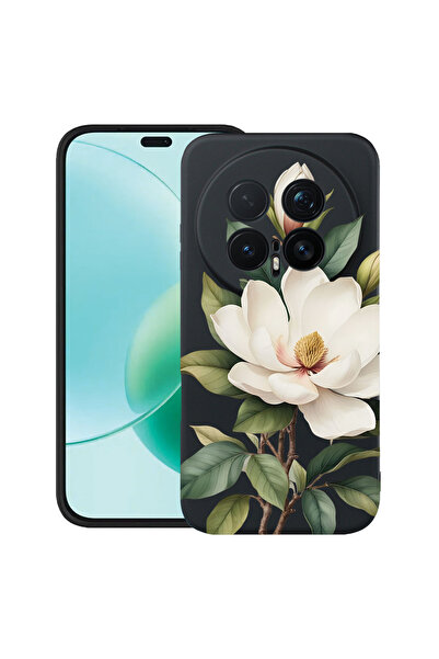 bestcase ®   Θήκη TPU Υπέρλεπτη Husa για Honor Magic8 Pro, Φλοράλ - Λευκή Μαν...