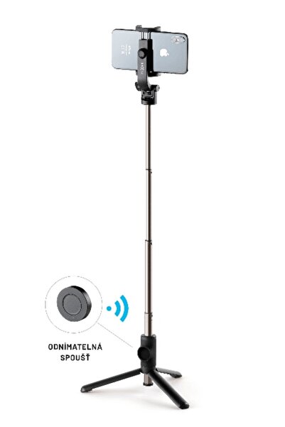 FixedByU Kijek do selfie FIXED Snap Lite BT Selfie Stick Pilot negru