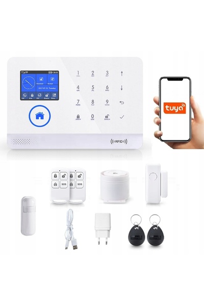 OnShoping Alarmă wireless LCD 2.4' GSM WiFi Tuya Smart în Polonia