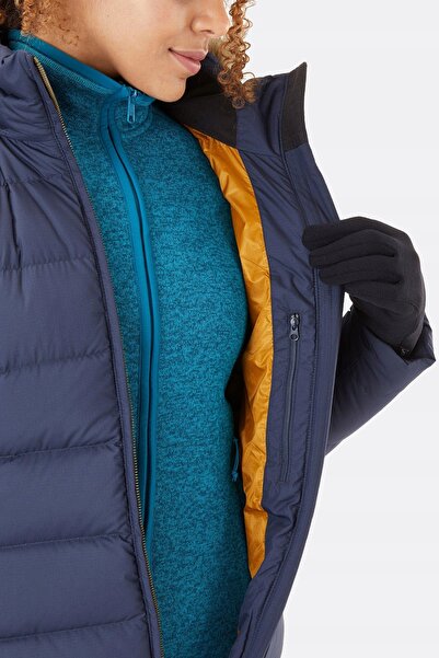 Rab Deep Cover Parka Geacă de puf pentru femei, albastru marin 8_XS