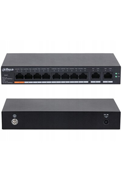 DAHUA SWITCH POE CS4010-8GT-60 8 PORTURI