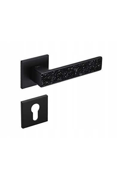 NO BRAND Klamka CONCEPT FIT KCF B00 / GLAMOUR negru / GLAMOUR Infinity Line P...