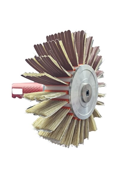 Kaef Polizor pneumatic, tambur special 110mm, diametru 230mm, granulație P180...