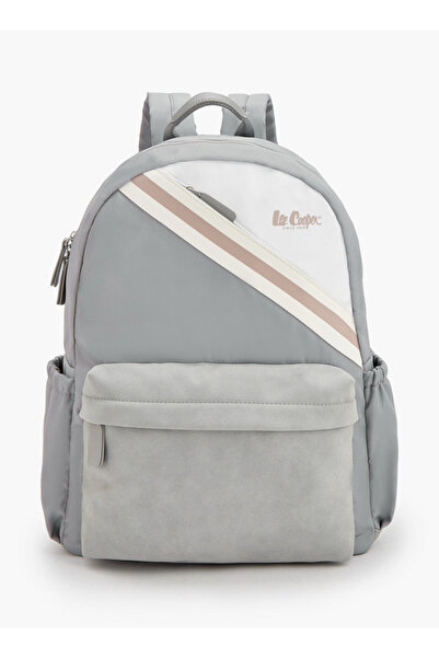 Lee Cooper Logo Print Backpack with Adjustable Shoulder Straps