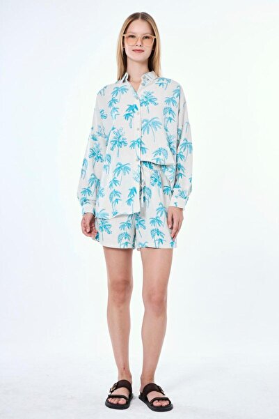 MY GRS Linen Fabric Shorts Suit