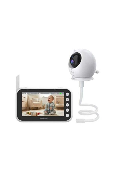 porodo Lumi Baby Smart Monitor with Camera, 4.3" Display, 720P HD Video, Nigh...