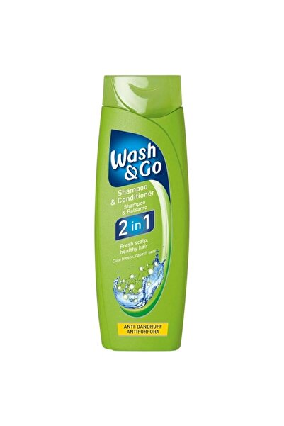 WASH&GO Шампоан, Измий и тръгни, 400 мл Против пърхот