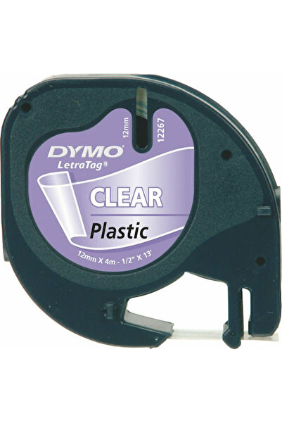Dymo 12267 Ταινία εκτυπωτή ετικετών 4μ x 12χιλ. σε διαφανές χρώμα Συμβατό με ...
