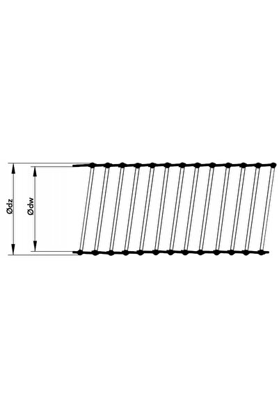 NO BRAND Tub flexibil Ø125mm/5m, tub rotund de ventilație din PVC /566