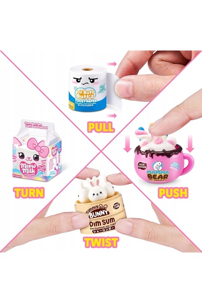 NO BRAND Capsule Kawaii cu mini figurine interactive, cu surpriză și parfum.