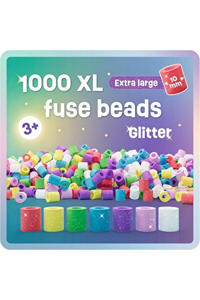 NO BRAND Mărgele de călcat strălucitoare XL de 10mm, 1000 de bucăți