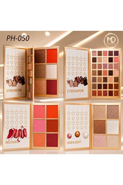 MAYDREAM دفتر مكياج ظل + إضاءة + أحمر خدود من ماي دريم