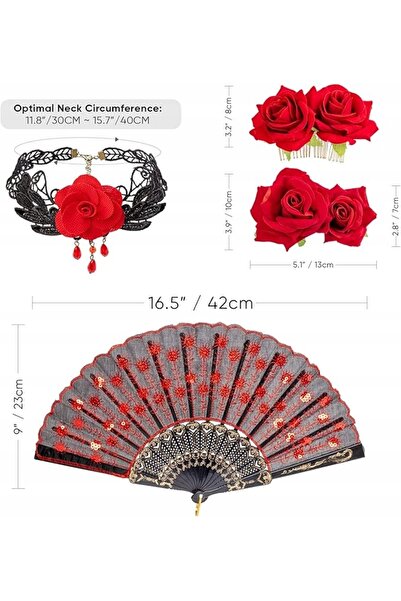 NO BRAND Accesorii de costume Materiale Dans Trandafiri Cercei Bijuterii