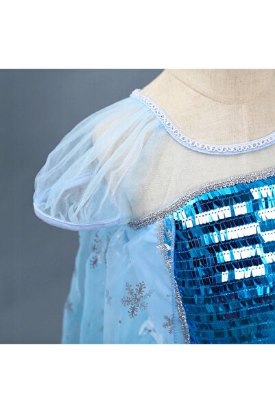 NO BRAND Rochie Costum Elsa Elsa Balowa Set tematic Islanda Coroană Sceptru 1...