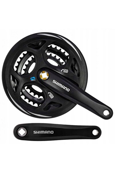 Shimano Mecanism de pedale pentru bicicletă FC-M311 48x38x28 170 mm, negru, c...