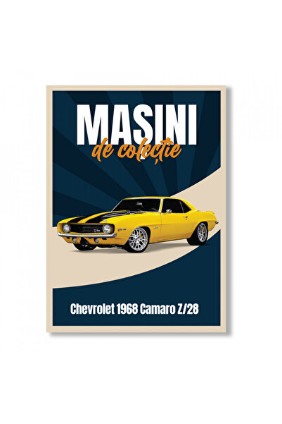 WELLY Sigilat- Chevrolet 1968 Camaro Z/28- Nr. 35- Mașini de Colecție 2023- S...