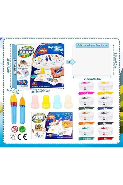 NO BRAND Set de pictură magică, Set de vopsele, Cadou, Mare 32X, Creativ DIY