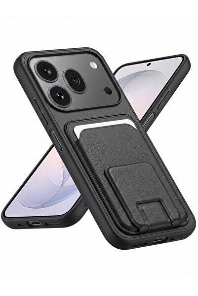 Rivor Honor 600 Pro Uyumlu Kılıf Kamera Çıkıntılı Cüzdan Kartlıklı Deri Görün...