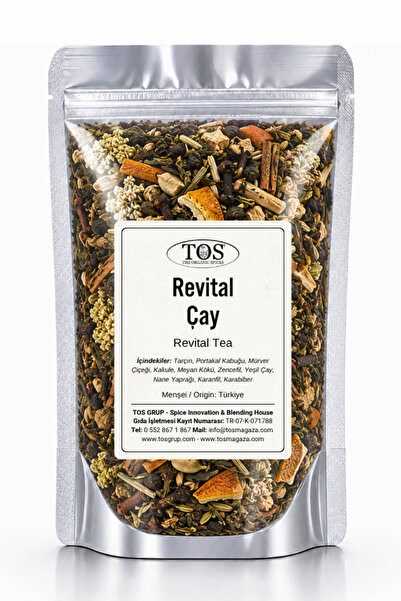 TOS The Organic Spices Revital Tea 100 Gr (1. Quality) Revital Tea