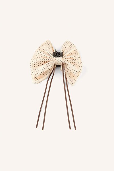 DeFacto Women's Polka Dot Brown Hair Clip G5191Axns