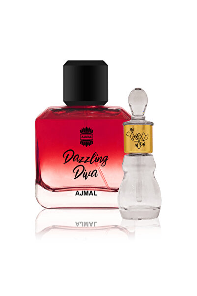 Ajmal Dazzling Diva 100ml & Fantabulous Perfume Oil 12ml Collection